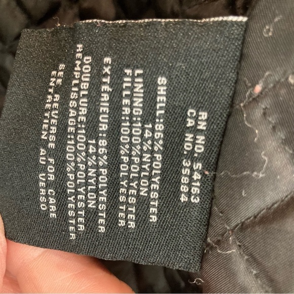 COLE HAAN Sz S Loose Packable Cap Hooded Drawstring Waffle Lining Rain Coat - Picture 12 of 13